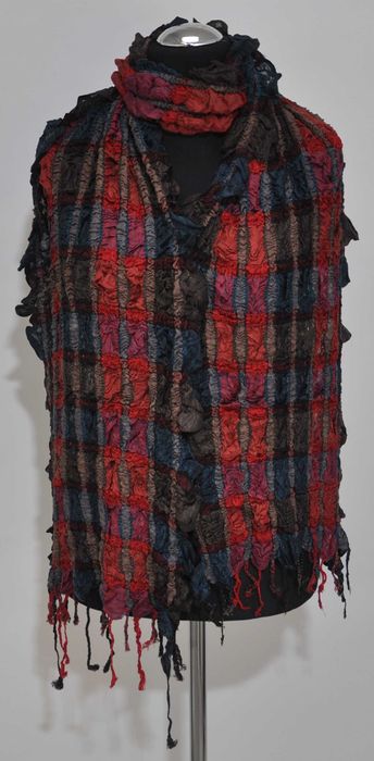 Szal Szalik Marszczony Elastyczny Gruby Ciepły 200x40cm z Indii Unisex