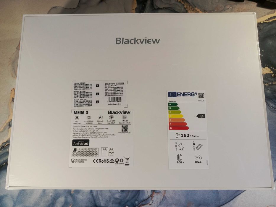 Продам планшет Bleckview Mega 3  36gb/256gb Helio G100,  12.1 "Новый !
