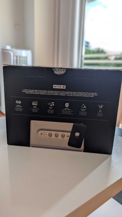 Marshall Acton III Bluetooth Speaker (White)