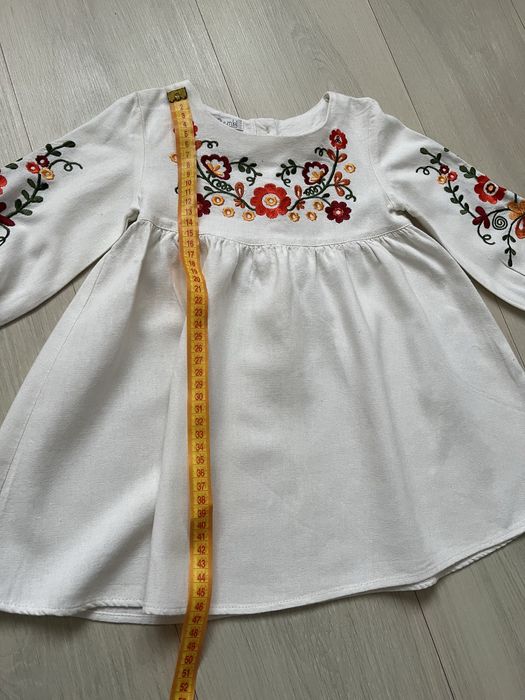 Льняна сукня вишиванка на 2-3 рочки