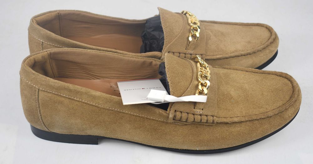 Tommy Hilfiger Mokasyny Th Chain Suede Loafer roz. 42