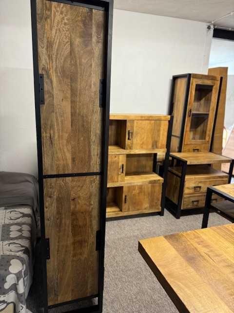 Buffet Kredens drewniany mango styl LOFT seria Britt Nowy F-vat