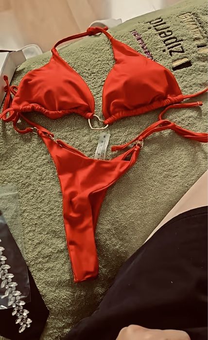 Яскраве червоне нове міні бікіні купальник жіночий новий дуже якісний