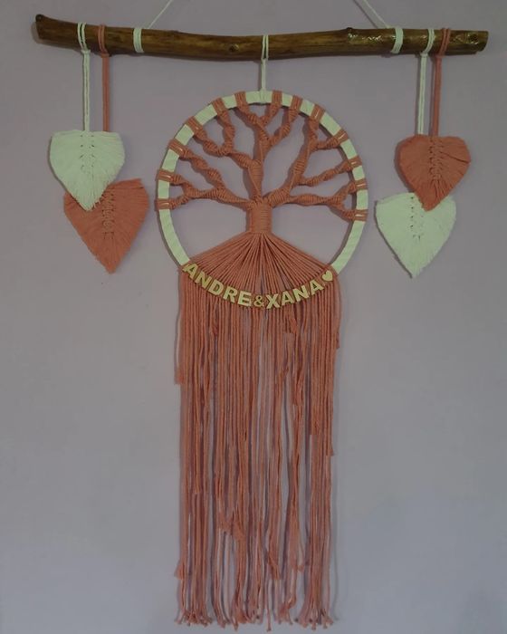 Painel caça sonhos macrame e crochet