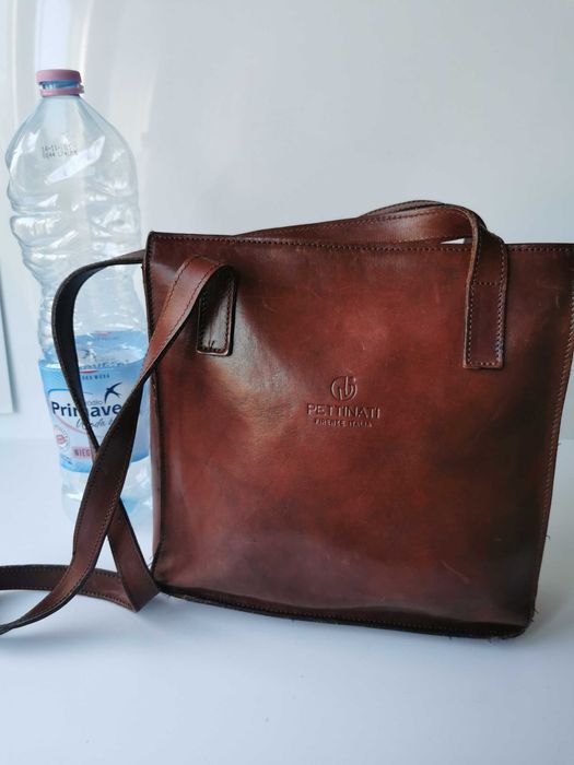 włoska torebka Pettinati skóra naturalna