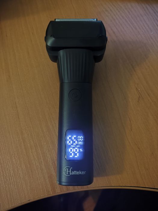 Акумуляторна бритва для сухого та вологого гоління. Hatteker HT-908