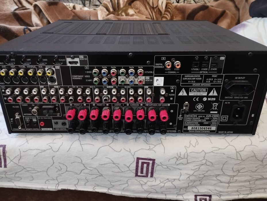 7.1 Denon AVR-2309 /7х135w /HDMI /Optical/12.8кг