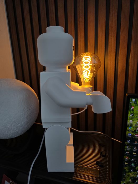 Candeeiro estilo Lego