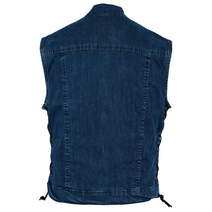 Жилет джинсовий байкерський 5XL