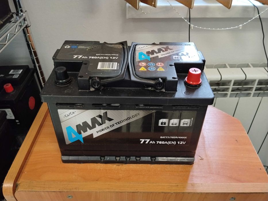 Akumulator 4MAX 77Ah 760A (EN) - 12V