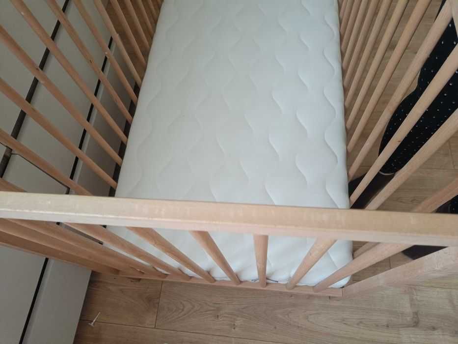 Łóżeczko singlar Ikea z materacem hilding dobranocka