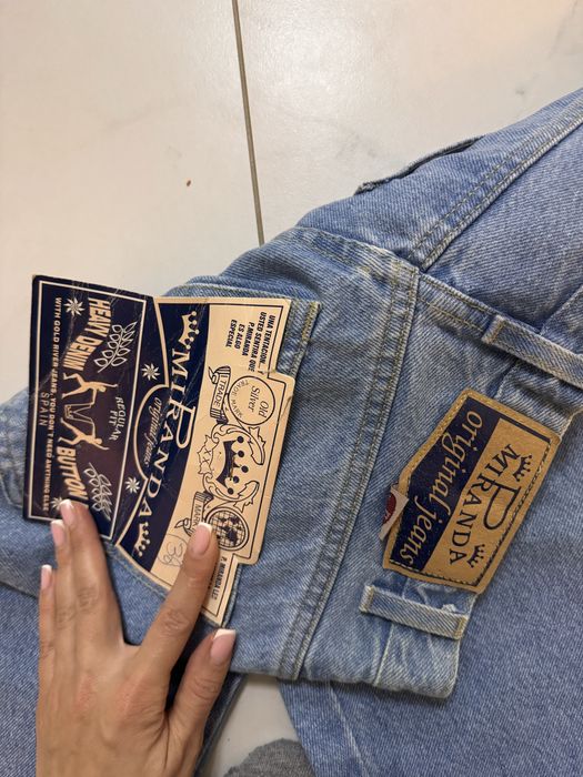 Вінтажні джинси MIRANDA, Made in Spain, талія 34 см, класичний крій