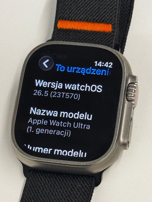 Apple Watch Ultra 1 Generacji