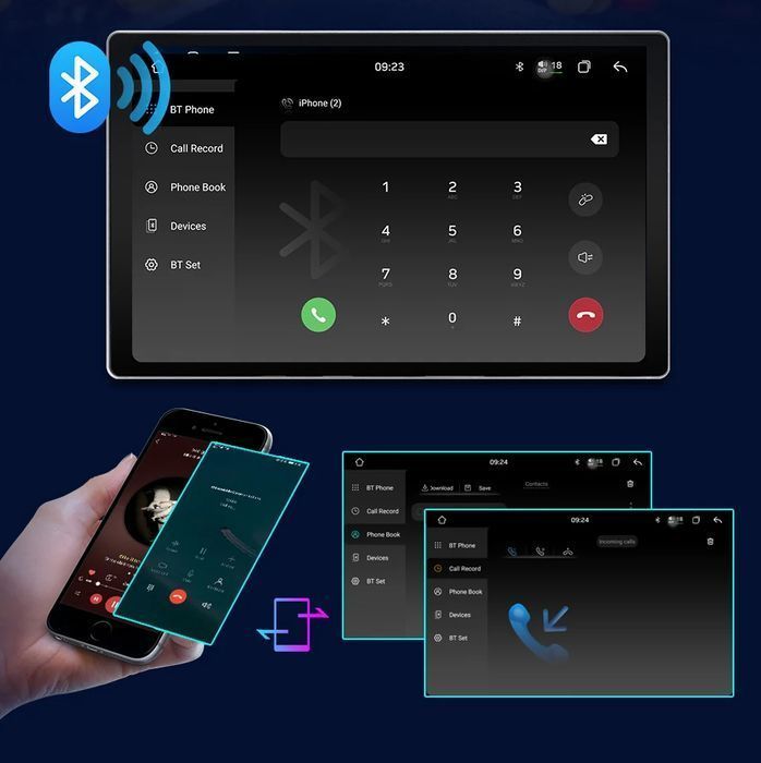 Peugeot 307 2002-2013 – Radio Android 9" CarPlay