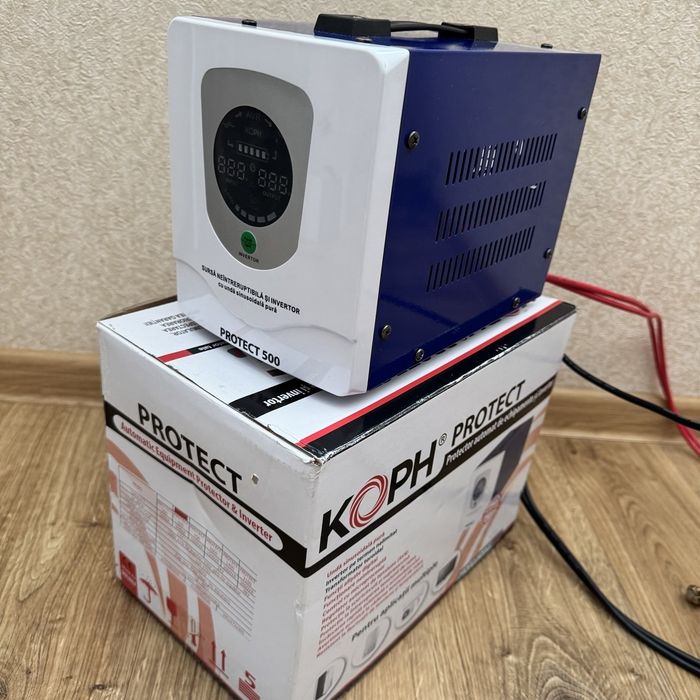 ДБЖ Koph Protect 500W 800VA із чистою синусоїдою з функцією стабілізатора