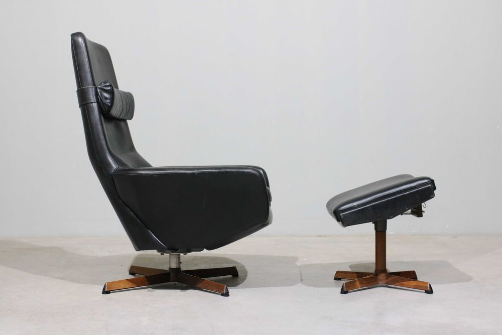 Poltrona com pousa pés Madsen & Schubell | Modelo MS-30