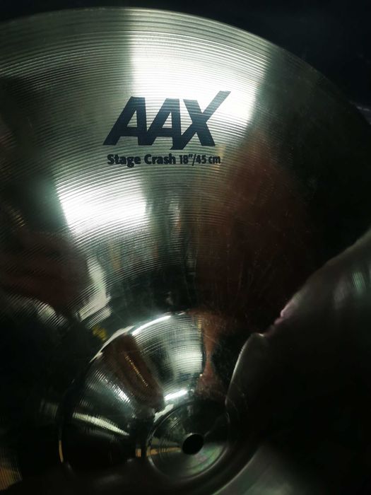 NOWY Sabian AAX 18" Crash talerz perkusyjny. Perkusja