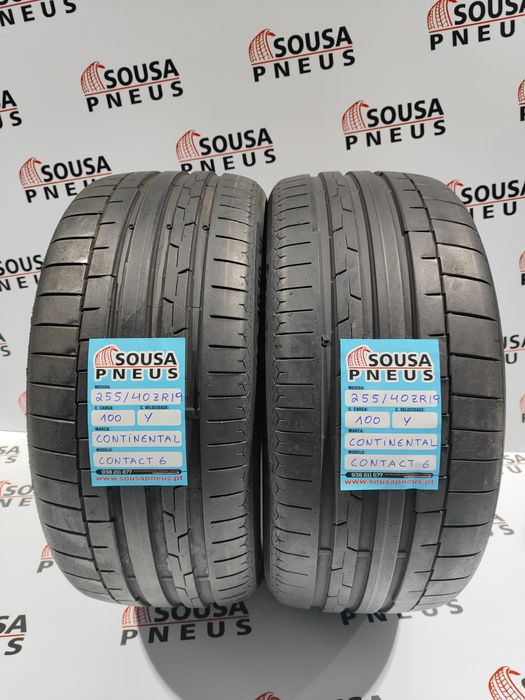 2 pneus semi novos 255-40R19 Continental - Oferta dos Portes
