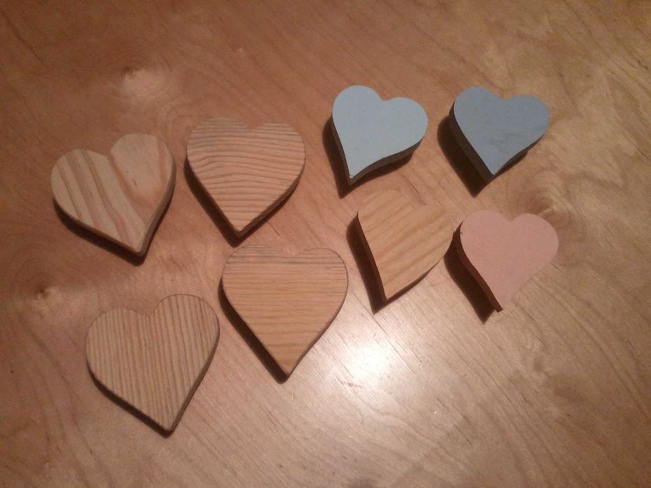 Puxadores em madeira para Bricolage