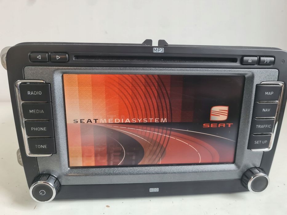 Radio Rns510 5p0035680a seat leon 2 altea toledo iii nawigacja