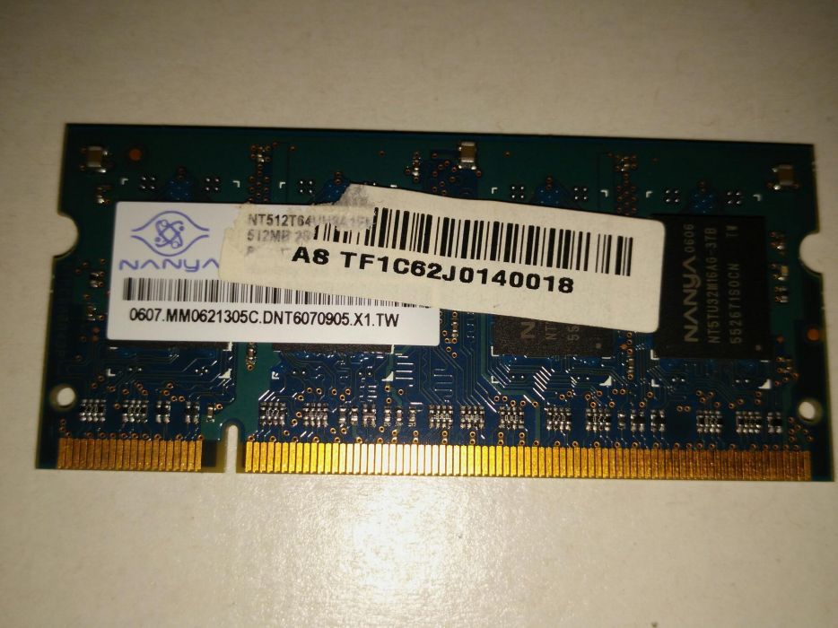 Оперативная память DDR3- 2Гб  DDR2 0.5Гб  для ноутбука и стац.ком