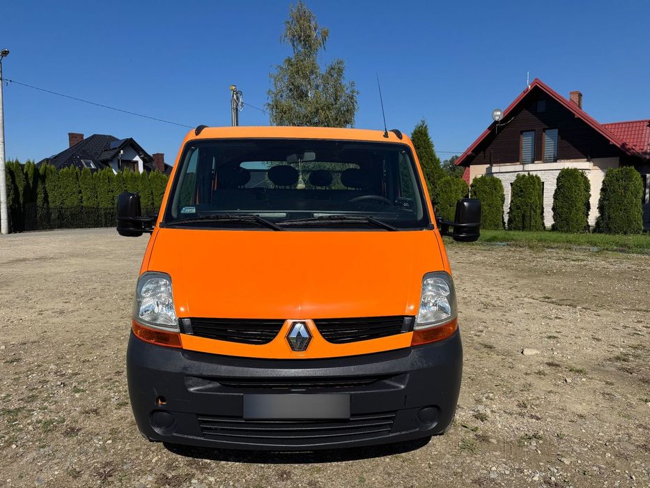 Renault MASTER 2,5 DCI DOKA SKRZYNIA 7 OSÓB FV 23% POLECAM  DUBEL KABINA Salon PL Zadbany Zdrowy Niezawody Ducato Transit Sprinter