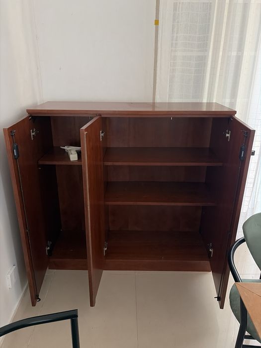 Movel de escritorio madeira caciça