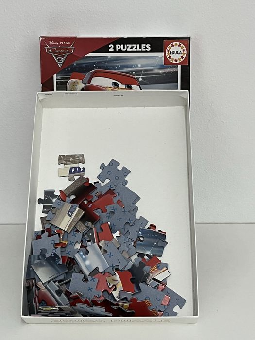 Conjunto 2 Puzzles Cars 48 peças