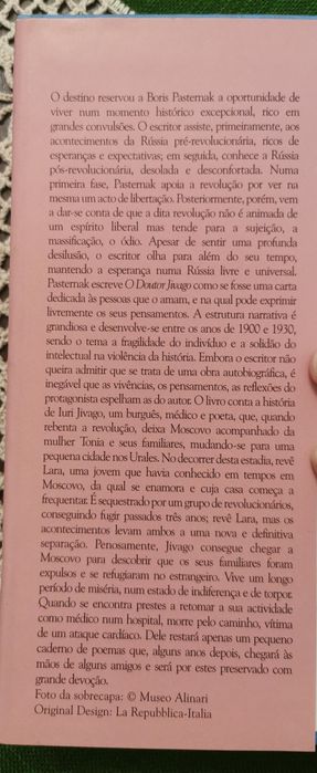 O Doutor Jivago de Boris Pasternak
