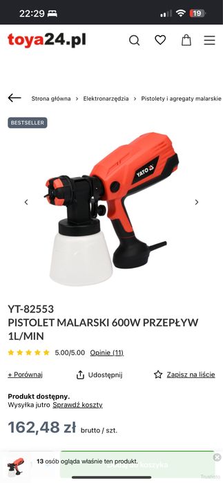 Pustolet malarski yato