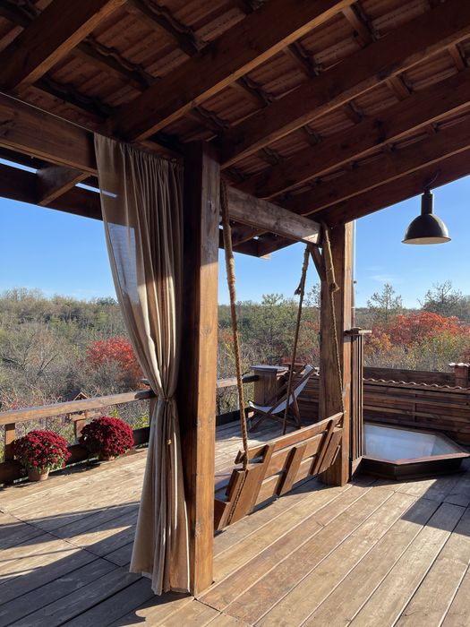 Аренда шале, глэмпинг посуточно дом возле леса, басейн,чан.