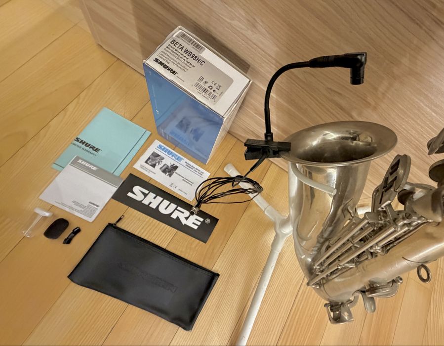 Shure Beta 98, Новий Інструментальний мікрофон для саксофона,Beta WB98
