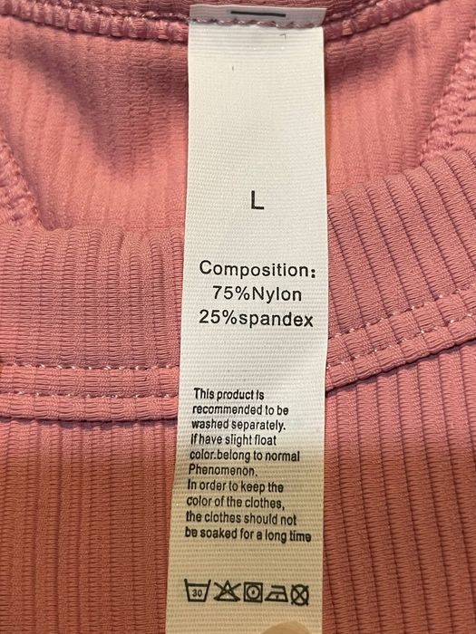 Спортивний безшовний бюстгальтер рожевий ребристий S  фітнес бра кроп