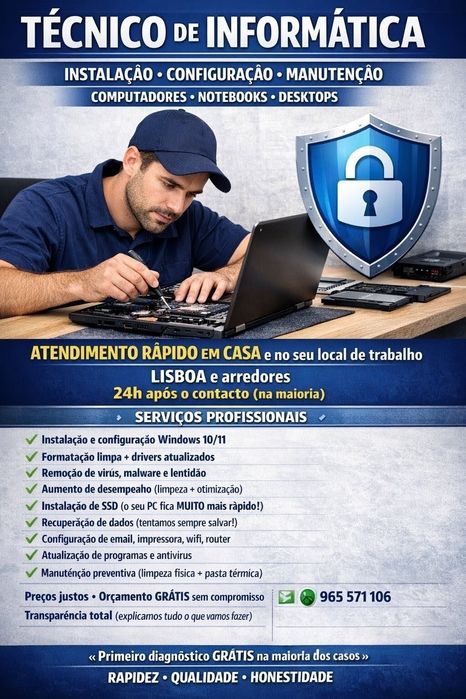 Instalação, Configuração e Manutenção DE COMPUTADORES E NOTEBOOKS