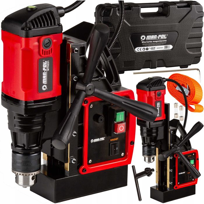 WIERTARKA MAGNETYCZNA 15kg 1480W Magnesówka 11500N 700 obr/min