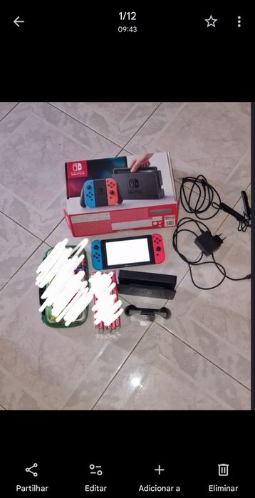 Nintendo switch usada