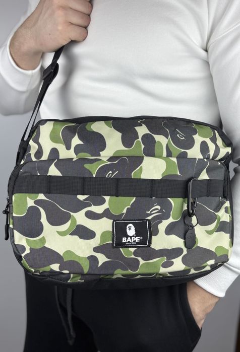 Сумка через плече Bape + Брелок Bape у подарунок.