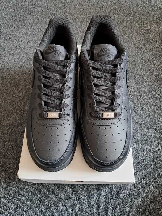 Buty meskie Mokasyny Nike_ Air_ Force_ 1_ Low '07_ Black R.45