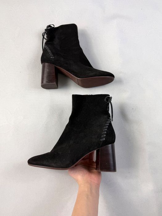 Zamszowe Buty See by Chloe Ankle Ciemny Brąz  i
