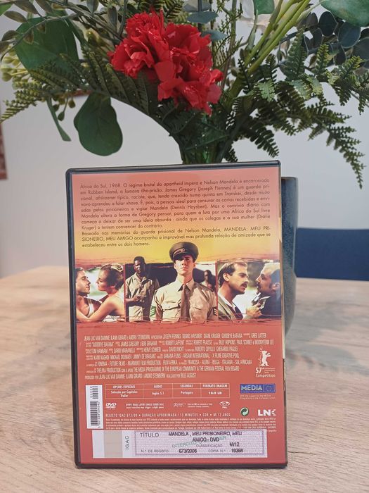 DVD "Mandela: Meu Prisioneiro, Meu Amigo" (Joseph Fiennes) – Novo