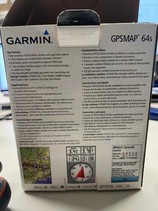 GPS portátil  Map 64S