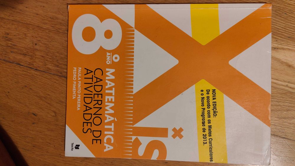 Livro de actividades matemática 8°ano Xis 8
