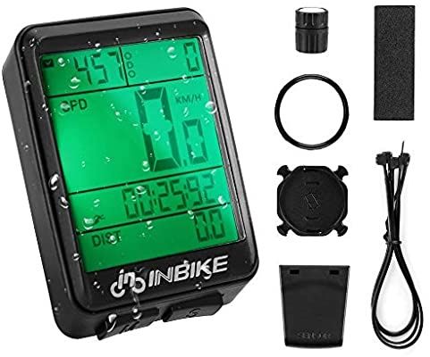 Novo! Odômetro para bicicleta, velocímetro sem fio IP66 à prova d'água
