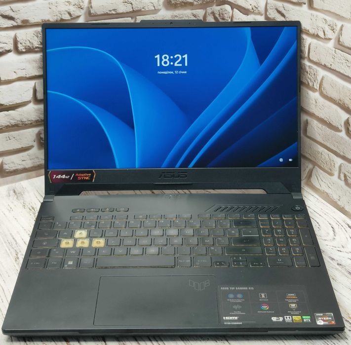 ASUS TUF A15, Ryzen 7 6800H, RTX 3070 140W, 16/512GB | HandyShop