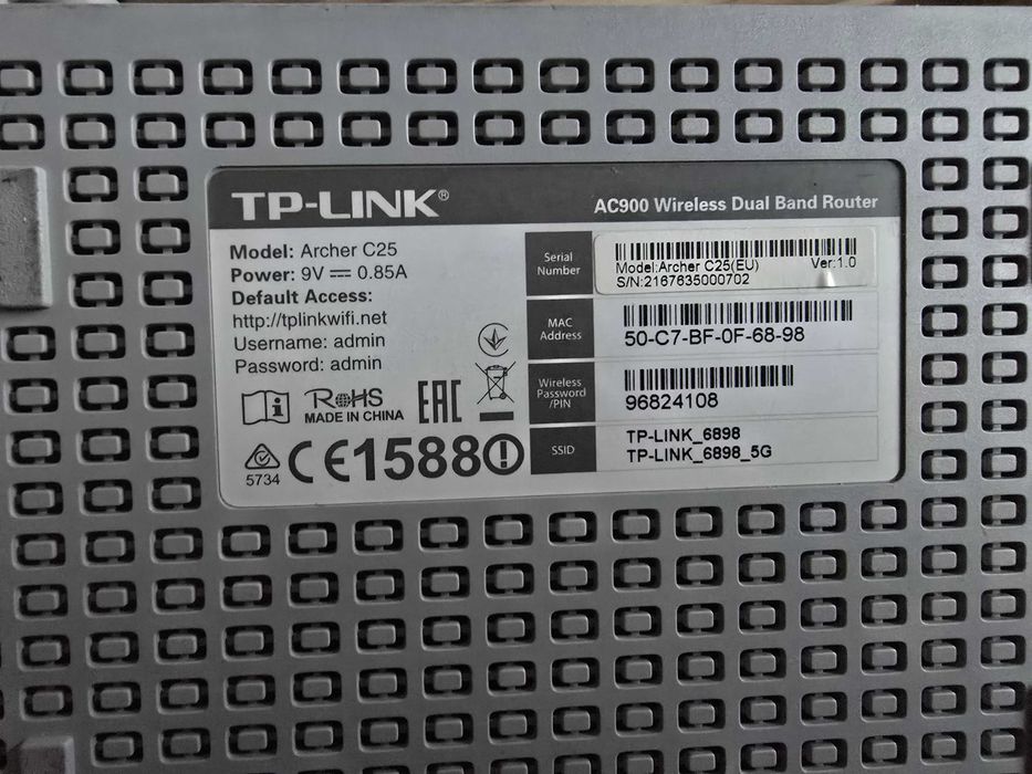 Router Wi-Fi Archer C25 AC900