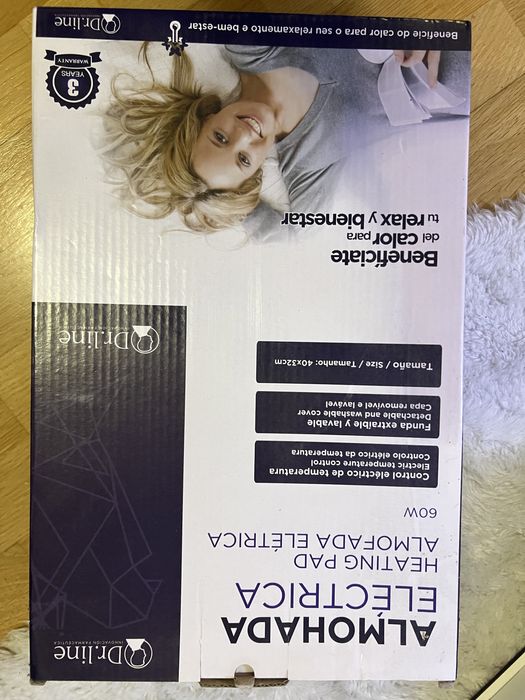 Електрична грілка подушка Dr.line від мережі, розмір 40*32