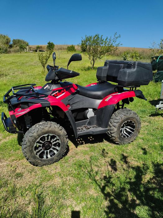 Moto 4x4 LINHAI 300 e reboque como nova