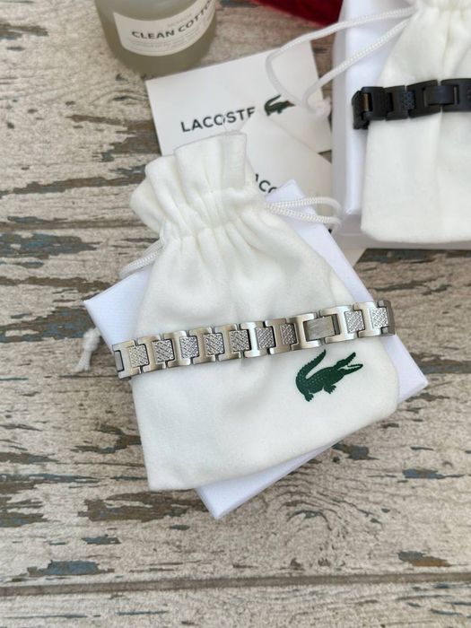 Подарунок хлопцю чоловікові дівчині на 14 лютого Браслет Lacoste