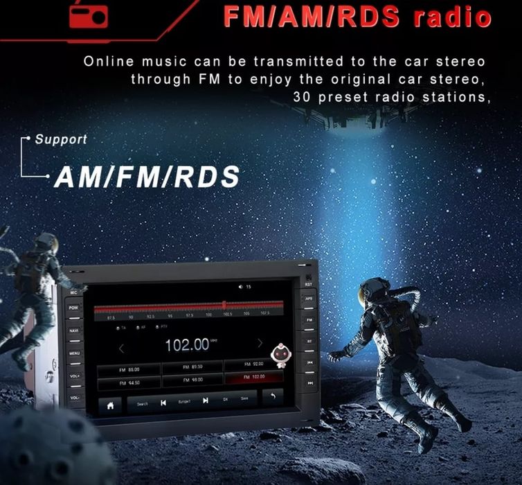 Auto Rádio Android GPS Volkswagen Golf 4 T5 Transporter Seat Skoda Ford...