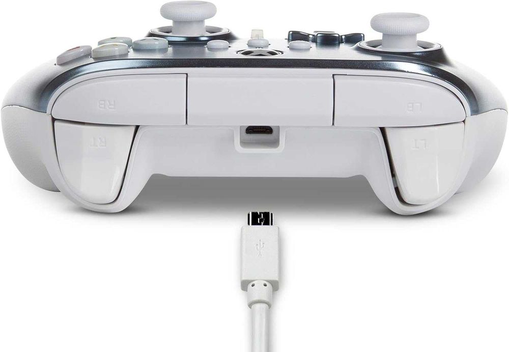Pad PowerA Enhanced Metallic Ice do Xbox Series X/S, Xbox One, PC Przewodowy